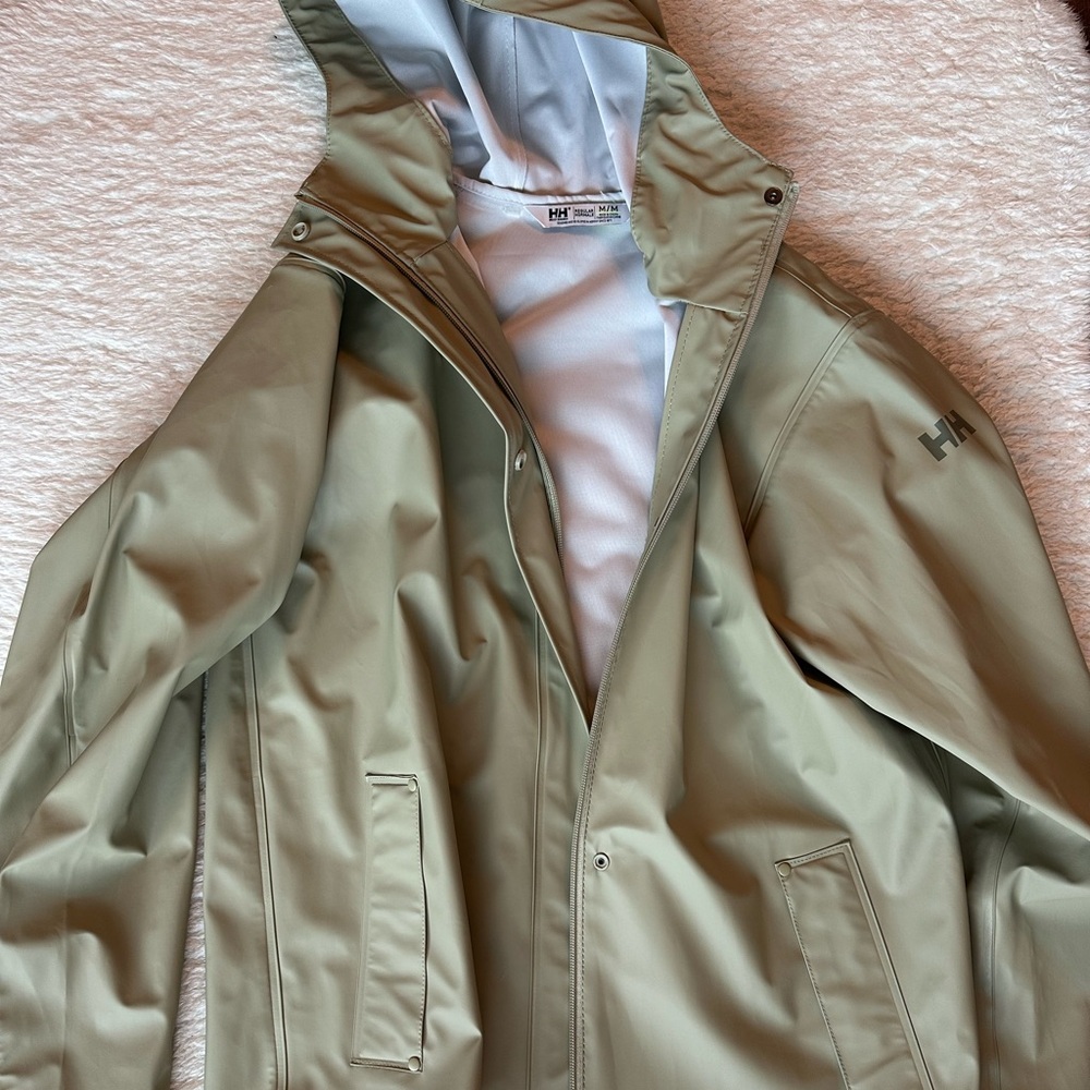 Helly Hansen hooded raincoat